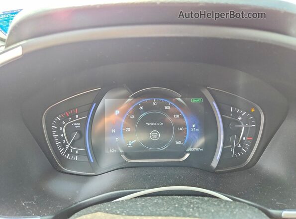 5NMS3CAD2LH235989 2020 HYUNDAI SANTA Red Vista del cuadro de instrumentos
