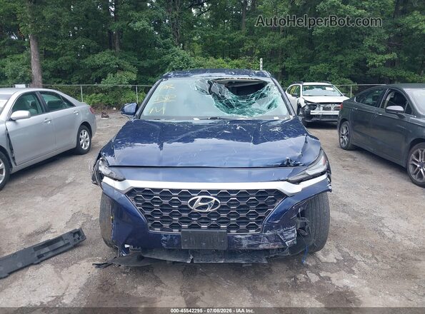 5NMS3CAD2LH236124 2020 HYUNDAI SANTA FE Blue Вид щитка приладів