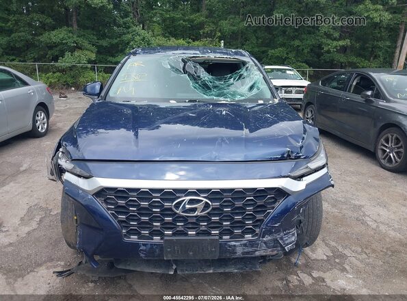 5NMS3CAD2LH236124 2020 HYUNDAI SANTA FE Blue Вид спереду