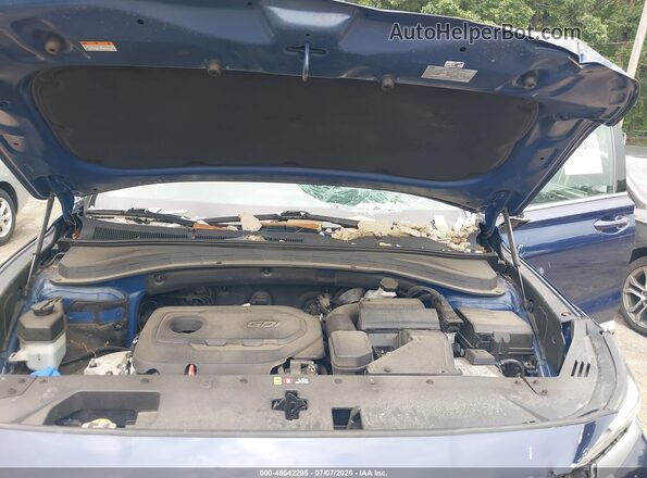 5NMS3CAD2LH236124 2020 HYUNDAI SANTA FE Blue Вид ззаду