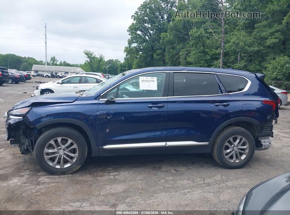 5NMS3CAD2LH236124 2020 HYUNDAI SANTA FE Blue Панорамний вид салону 360°