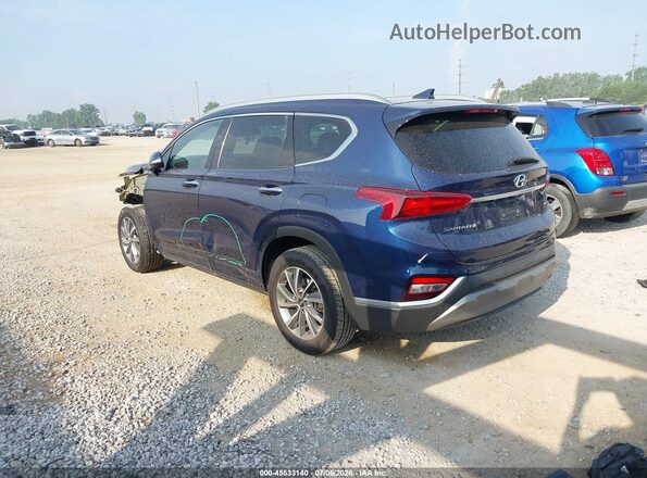 5NMS3CAD2LH273397 2020 HYUNDAI SANTA FE Blue Հետևի ձախ