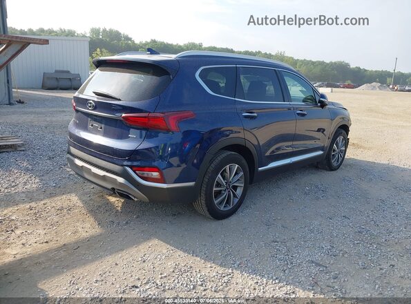5NMS3CAD2LH273397 2020 HYUNDAI SANTA FE Blue Հետևի աջ