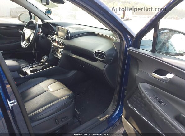 5NMS3CAD2LH273397 2020 HYUNDAI SANTA FE Blue Սալոնի դիմացի տեսք