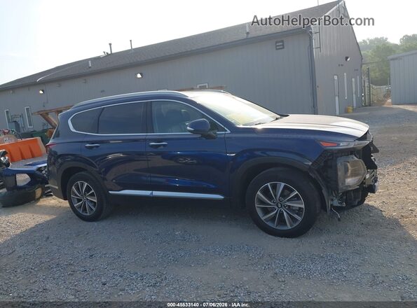 5NMS3CAD2LH273397 2020 HYUNDAI SANTA FE Blue Սալոնի 360 աստիճան տեսք