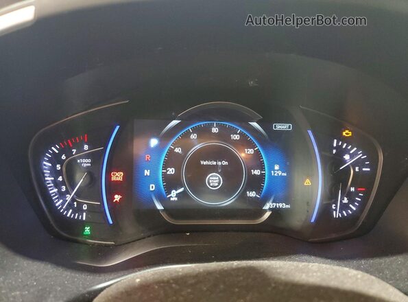 5NMS3CAD3KH021611 2019 HYUNDAI SANTA Black Սարքավորումների վահանակի տեսք