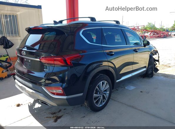 5NMS3CAD3LH194515 2020 HYUNDAI SANTA FE Black Հետևի աջ