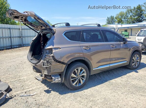 5NMS3CAD4KH128957 2019 HYUNDAI SANTA Brown Tył prawy