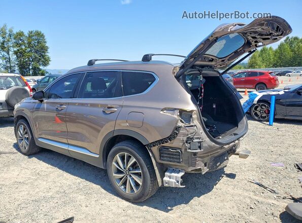 5NMS3CAD4KH128957 2019 HYUNDAI SANTA Brown Tył lewy