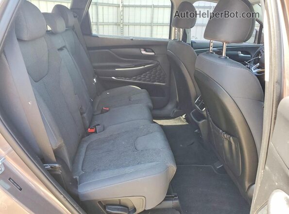 5NMS3CAD4KH128957 2019 HYUNDAI SANTA Brown Widok wnętrza z tyłu