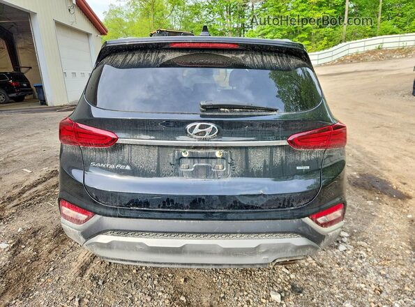 5NMS3CAD4LH192143 2020 HYUNDAI SANTA Black Вид ззаду
