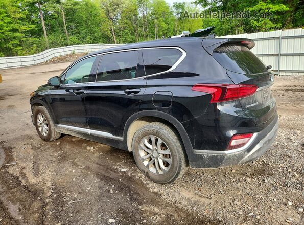 5NMS3CAD4LH192143 2020 HYUNDAI SANTA Black Задня ліва чверть