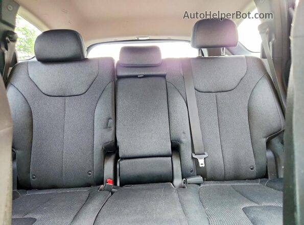 5NMS3CAD4LH192143 2020 HYUNDAI SANTA Black Вид задніх сидінь