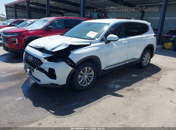 5NMS3CAD4LH252020 2020 HYUNDAI SANTA FE Белый Передняя левая четверть