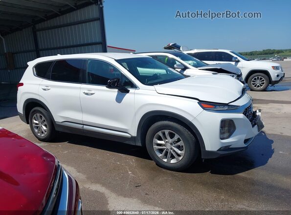 5NMS3CAD4LH252020 2020 HYUNDAI SANTA FE Белый Вид задней части салона