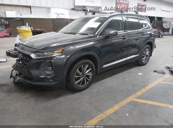 5NMS3CAD4LH282604 2020 HYUNDAI SANTA FE Серый Передняя левая четверть