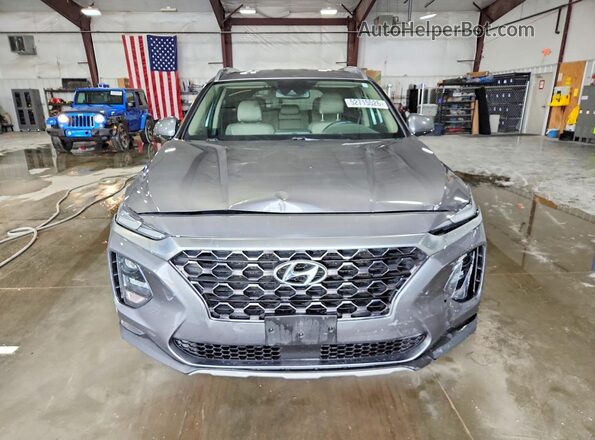 5NMS3CAD5LH173505 2020 HYUNDAI SANTA Gray Vista frontal