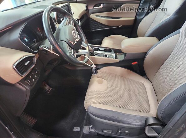 5NMS3CAD5LH173505 2020 HYUNDAI SANTA Gray Vista interior delantera