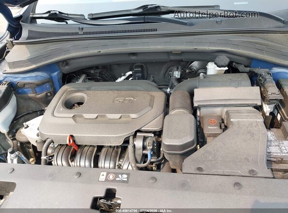 5NMS3CAD5LH290405 2020 HYUNDAI SANTA FE Blue Rear view