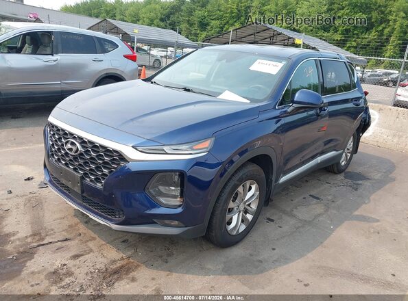 5NMS3CAD5LH290405 2020 HYUNDAI SANTA FE Blue Front left