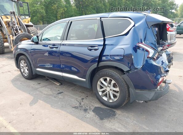 5NMS3CAD5LH290405 2020 HYUNDAI SANTA FE Blue Rear left