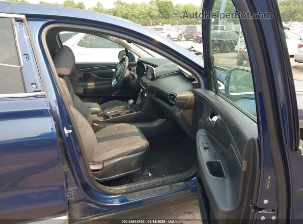5NMS3CAD5LH290405 2020 HYUNDAI SANTA FE Blue Front interior view