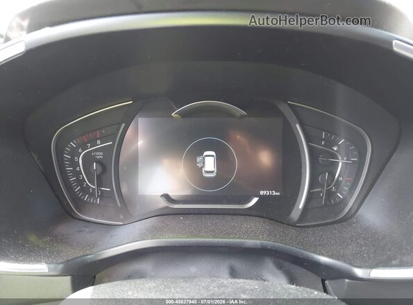 5NMS3CAD6KH068244 2019 HYUNDAI SANTA FE Blue Widok tylnych siedzeń