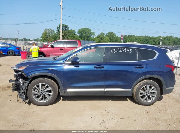 5NMS3CAD6KH068244 2019 HYUNDAI SANTA FE Blue 