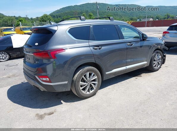 5NMS3CAD6LH190684 2020 HYUNDAI SANTA FE Gray Trasero derecho