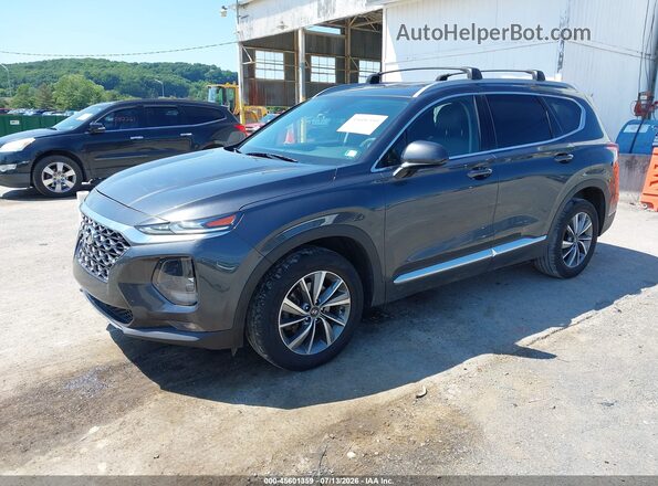 5NMS3CAD6LH190684 2020 HYUNDAI SANTA FE Gray Vista tres cuartos delantera izquierda