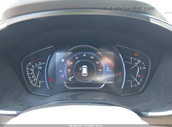 5NMS3CAD6LH190684 2020 HYUNDAI SANTA FE Gray Vista de los asientos traseros
