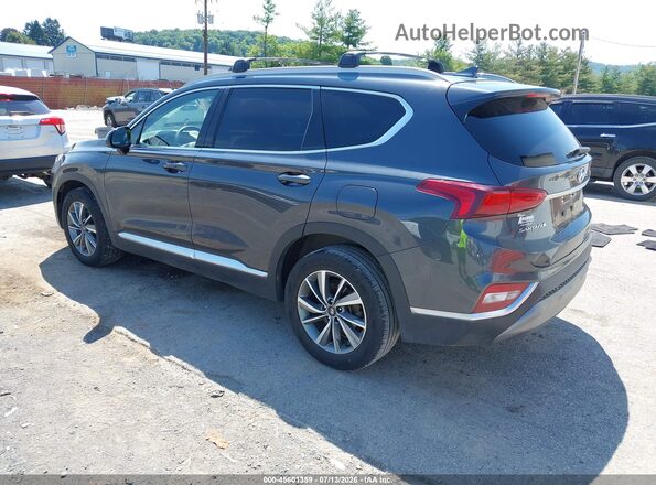 5NMS3CAD6LH190684 2020 HYUNDAI SANTA FE Gray Trasero izquierdo