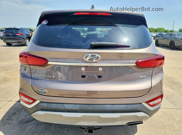 5NMS3CAD6LH222128 2020 HYUNDAI SANTA Коричневый Вид сзади