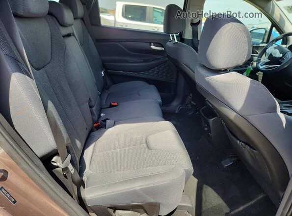 5NMS3CAD6LH222128 2020 HYUNDAI SANTA Коричневый Вид задних сидений