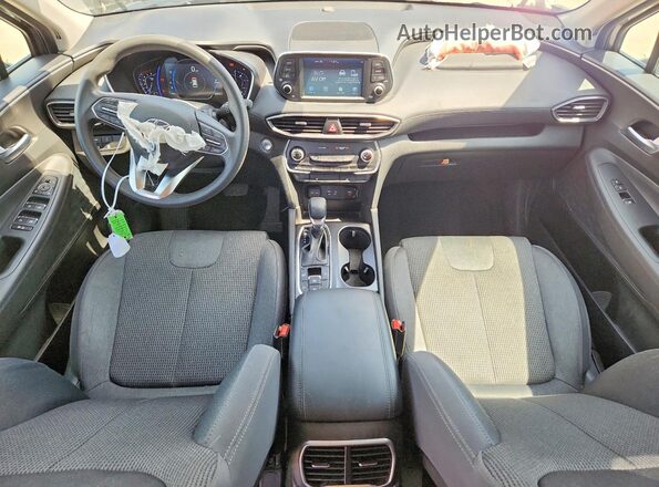 5NMS3CAD6LH222128 2020 HYUNDAI SANTA Коричневый Вид панели приборов