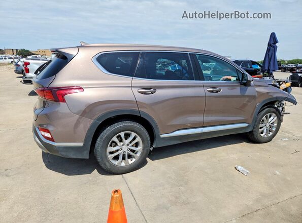 5NMS3CAD6LH222128 2020 HYUNDAI SANTA Коричневый Задняя правая четверть