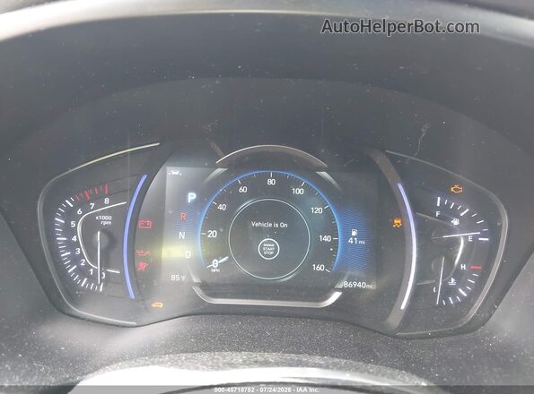 5NMS3CAD6LH226437 2020 HYUNDAI SANTA FE Синий Вид задних сидений
