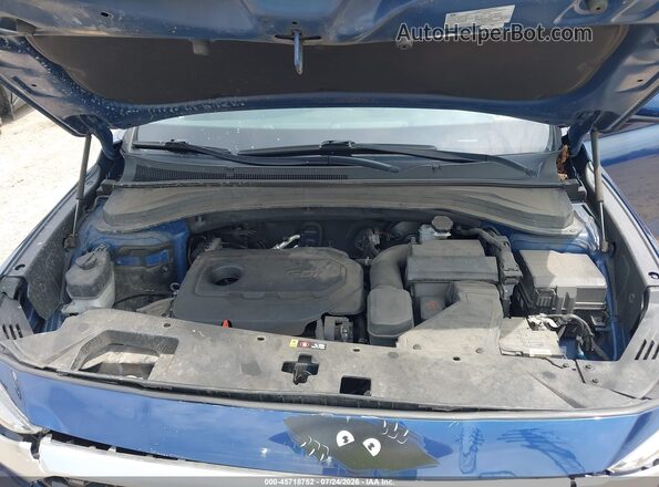 5NMS3CAD6LH226437 2020 HYUNDAI SANTA FE Синий Вид сзади