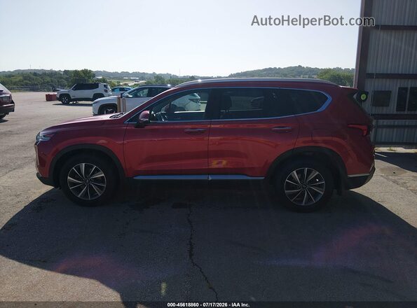 5NMS3CAD6LH274911 2020 HYUNDAI SANTA FE Burgundy Vista interior de 360 grados