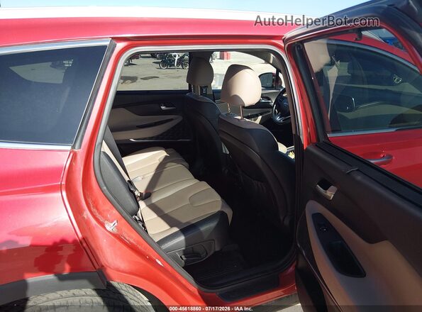 5NMS3CAD6LH274911 2020 HYUNDAI SANTA FE Burgundy Vista de la etiqueta del VIN