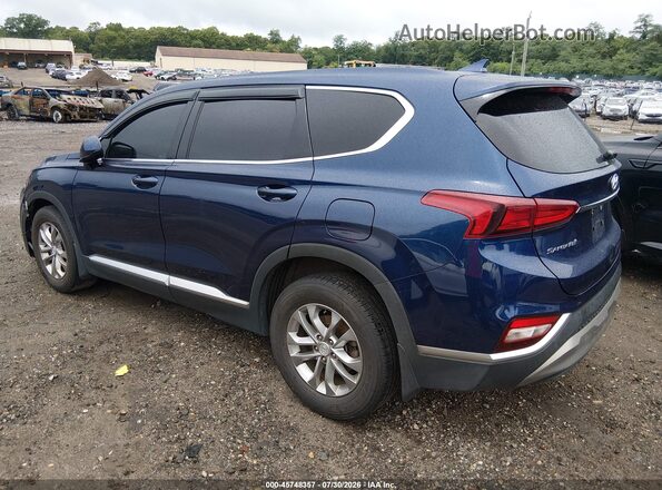 5NMS3CAD6LH290090 2020 HYUNDAI SANTA FE Blue Tył lewy