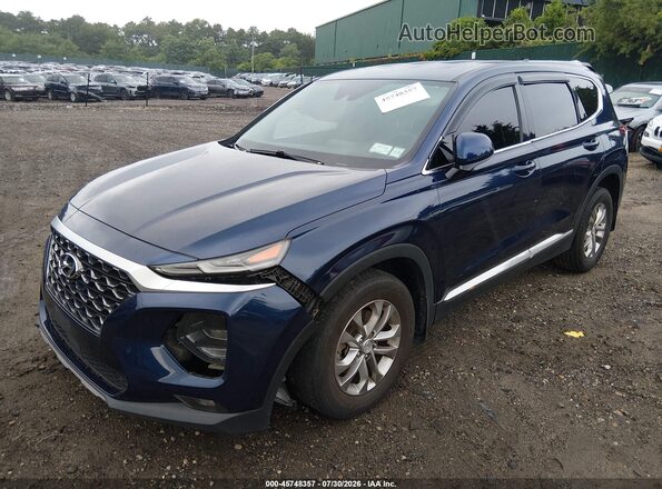 5NMS3CAD6LH290090 2020 HYUNDAI SANTA FE Blue Przód lewy