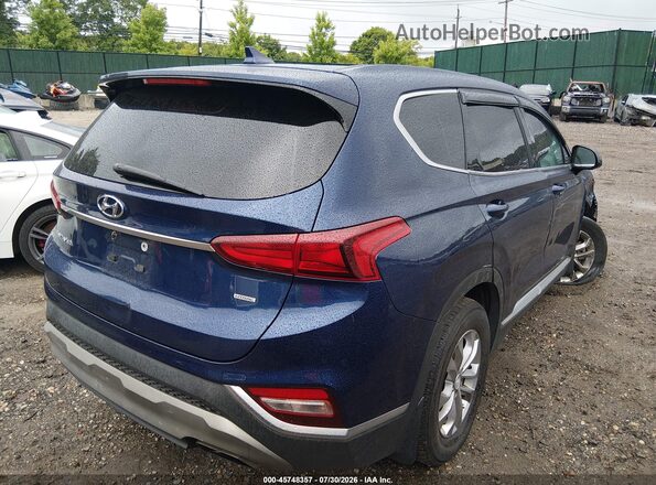 5NMS3CAD6LH290090 2020 HYUNDAI SANTA FE Blue Tył prawy