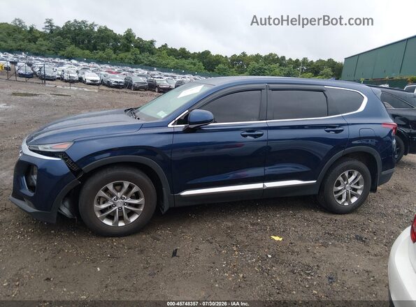 5NMS3CAD6LH290090 2020 HYUNDAI SANTA FE Blue Widok wnętrza 360 stopni