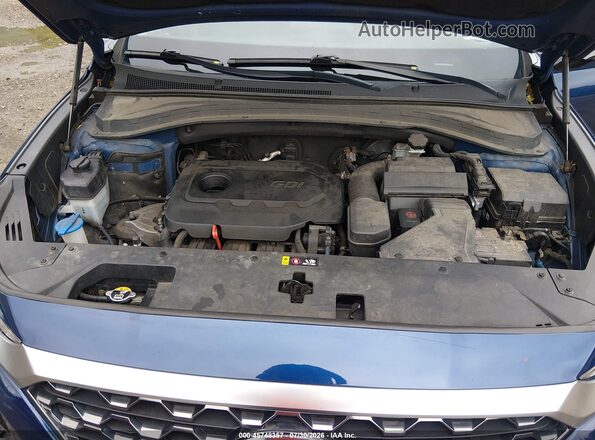 5NMS3CAD6LH290090 2020 HYUNDAI SANTA FE Blue Widok z tyłu