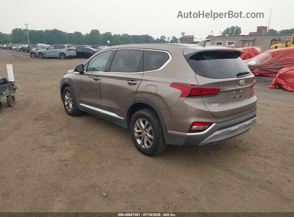 5NMS3CAD7KH005637 2019 HYUNDAI SANTA FE Brown Rear left