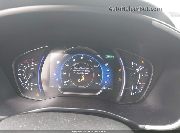 5NMS3CAD7KH005637 2019 HYUNDAI SANTA FE Brown Rear seats view