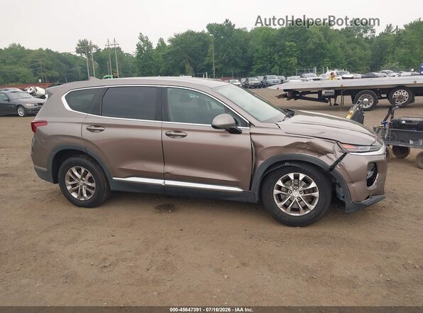 5NMS3CAD7KH005637 2019 HYUNDAI SANTA FE Brown 
