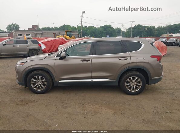 5NMS3CAD7KH005637 2019 HYUNDAI SANTA FE Brown 360 interior view