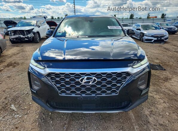 5NMS3CAD7KH057995 2019 HYUNDAI SANTA Black Widok z przodu